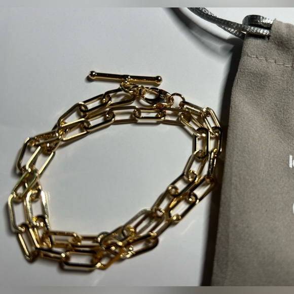 NEW MSRP $200 Loren Stewart X Curateur Double Wrap Chain Link Toggle Bracelet - Picture 11 of 11